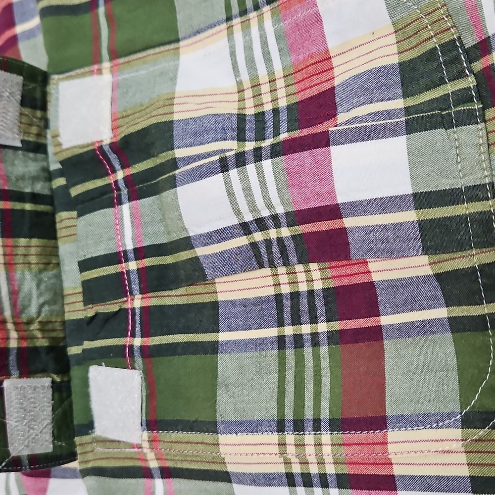 Orvis Sporting Traditions Short Sleeve Green Plaid Two Pocket Shirt Sze XL #1057 - Picture 11 of 16